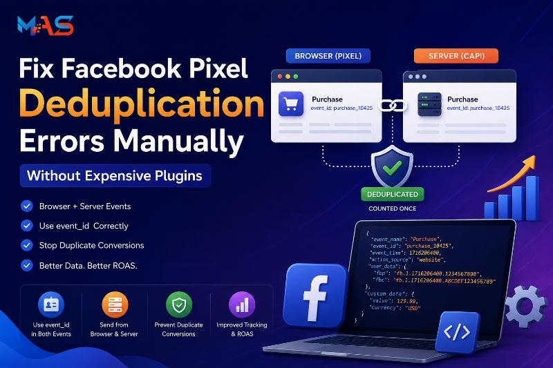 How to Manually Fix Facebook Pixel Deduplication Errors Without Expensive Plugins
