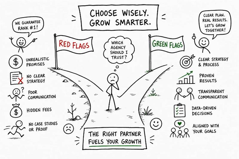 Digital Marketing Agency Red Flags and Green Flags Every Founder Should Know