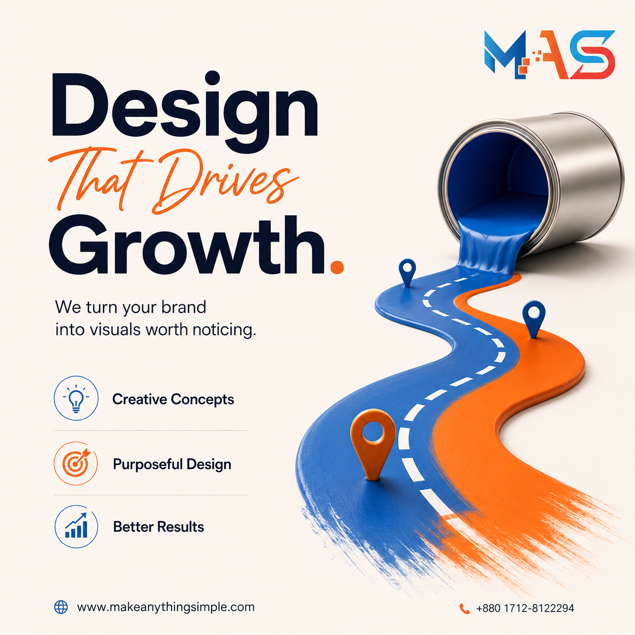 Great design is more than decoration—it creates direction, builds trust, and drives growth. 🚀

At MAS, we turn ideas