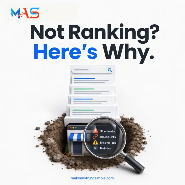 If your website is not ranking, the problem may be technical, strategic, or content-related. Fixing the right issues can