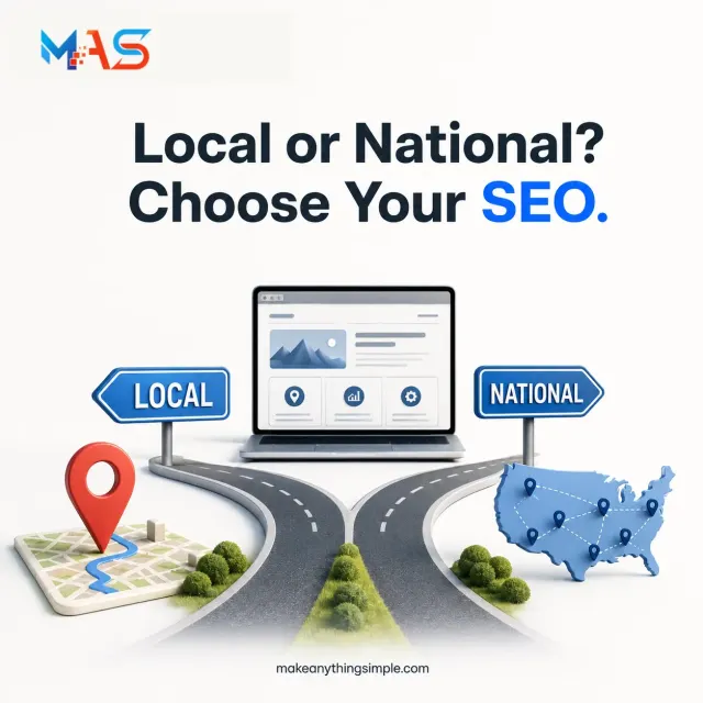 Local or National? Choose Your SEO. | MAKE ANYTHING SIMPLE